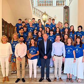 Castellón da la bienvenida a los estudiantes daneses del programa Erasmus+ en el IES Francesc Ribalta