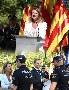 La Basílica del Lledó acoge el acto institucional de la festividad de San Miguel patrón de la Policía Local