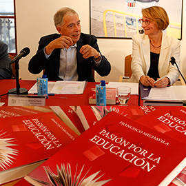 Michavila presenta «Pasión por la educación», un relato novelado sobre cuatro décadas de vinculación a la educación superior