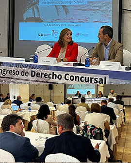 Cerca de 70 de magistrados y profesionales del Derecho debaten en Benicàssim sobre la Ley Concursal