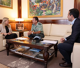 Marta Barrachina reactiva el convenio para la conservación de cuarteles de la Guardia Civil de la provincia