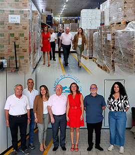 El ayuntamiento de Castellón aumenta la ayuda al Banco de Alimentos en 10.000 euros