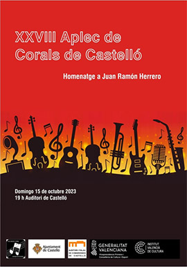 El XVIII Aplec de Corals este domingo en el Auditorio de Castellón