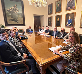 Nuevo consejo de administración de la empresa mixta del Nuevo Cementerio de Castellón