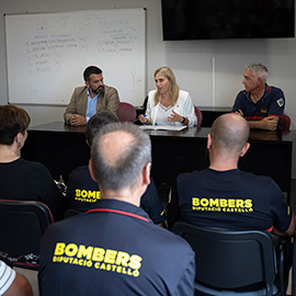 La Diputación de Castellón refuerza el Consorcio Provincial de Bomberos con 1,2 millones de euros para mejorar la seguridad en sus intervenciones