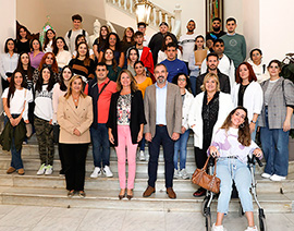 La alcaldesa de Castellón da la bienvenida a 37 trabajadores de un nuevo Plan de Empleo