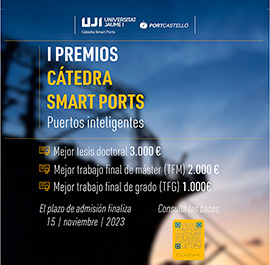 Primera edición de los Premios Cátedra Smart Ports convocados por la Universitat Jaume I