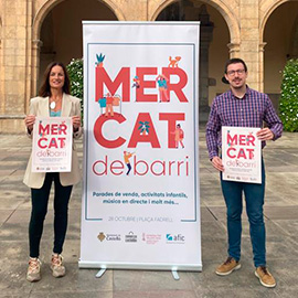 Mercat de Barri llega este sábado a la plaza Fadrell de Castellón