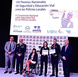 Dos policías locales de Castellón galardonados en los Premios Nacionales de Seguridad Vial 2023
