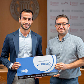 La empresa AirBiometrics gana el segundo premio del X Concurso 5UCV Startup en representación de la UJI