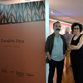Presentación de la exposición Furakéri – Diya en el Museo de Bellas Artes de Castellón