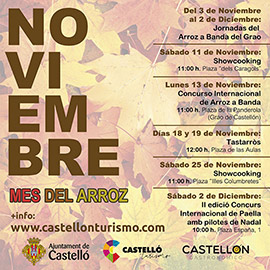 Castellón celebra en noviembre el ´mes del arroz´