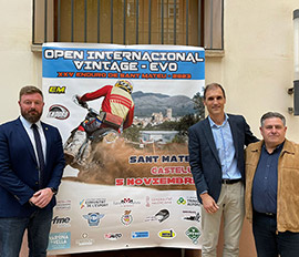 Presentación del Open Internacional Vintage-Eco XXV Enduro de Sant Mateu 2023
