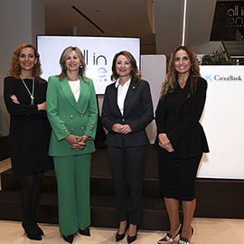 Inauguración de las nuevas oficinas de Caixabank en la calle Caballeros de Castellón