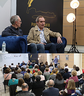 Joaquín Ferry presenta en Onda su libro ‘Los Ángeles Caídos’, ganador de la primera edición del Premi Ciutat d´Onda