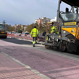 Benicàssim destina 1.000 toneladas de asfalto para mejoras de viales del municipio
