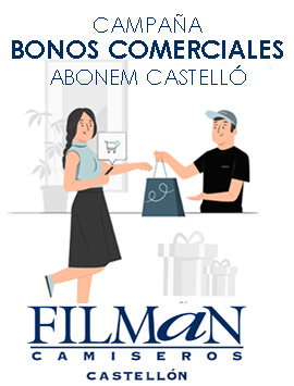 Filman camiseros participa en la campaña de Bonos Comerciales de Castellón