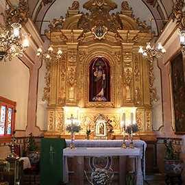 Onda y la Diputación unen esfuerzos para la restauración del retablo del Santísismo Salvador