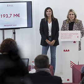 La Diputación Provincial de Castellón presenta el presupuesto 2024 que nace con 193,7 millones de euros