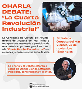 Oropesa del Mar organiza un debate sobre la ´cuarta Revolución Industrial´