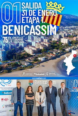 La 75 edición de la Volta a la Comunitat Valenciana arrancará desde Benicàssim