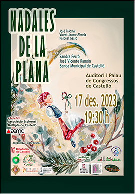 Concierto Nadales de la Plana, 17 de diciembre en el Auditorio de Castellón