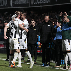 Victoria del CD Castellón frente al Real Oviedo de Copa del Rey