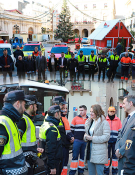 El ayuntamiento de Castellón pone en marcha un dispositivo especial de seguridad y limpieza en la ciudad con motivo de las fiestas navideñas