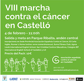 VIII Marcha contra el cáncer en Castelló