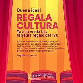 Regala cultura con las tarjetas regalo del IVC