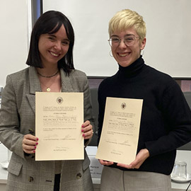 La doctoranda de la UJI Anna Raga, premio Susana Huerta de Derecho Penal de la Universidad Complutense de Madrid