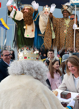 Desembarco de los Reyes Magos en el Grao de Castellón