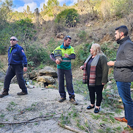 Brigadas de Mitigación de Riesgos de Emergencias de los Bomberos de la Diputación de Castellón actúan en Oropesa del Mar como medida de prevención