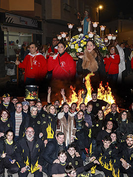 Fiestas de Sant Antoni en el grupo San Agustín y San Marcos de Castellón