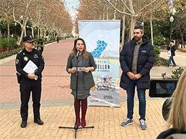 Presentación  del dispositivo de salida de la prueba ciclista Ruta de la Cerámica que acogerá la ciudad de Castellón el próximo domingo 21 de enero