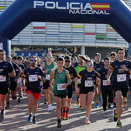 Carrera solidaria Ruta 091 organizada por la Policía Nacional