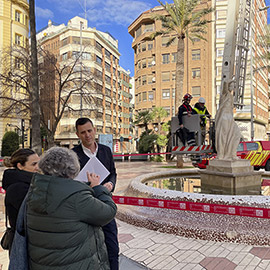 La Diputación de Castellón inicia la restauración del ´Monumento a la Paz´ de Juan Bautista Adsuara