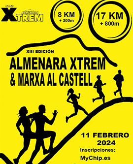 XIII edición de la carrera de montaña Almenara Xtrem, domingo 11 de febrero