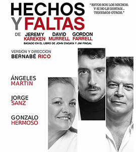 El Teatre Principal de Castelló estrena el mes de febrero con la comedia ´Hechos y faltas´