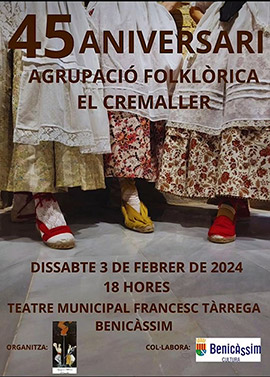 45 Aniversario Agrupació folklorica El Cremaller