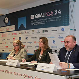 Presentación de Qualicer 2024, XVIII Congreso Mundial de la Calidad del Azulejo y Pavimento cerámico