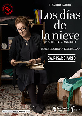 La actriz Rosario Pardo encarna a la viuda de Miguel Hernández en el Paranimf con «Los días de la nieve»