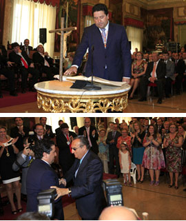 Fotos del acto de toma de posesión de Javier Moliner como nuevo Presidente de la Diputación de Castellón.