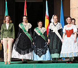 Recepción de las delegaciones invitadas y entrega de distinciones del Patronato de Fiestas