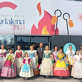 EL C.C Salera recibe a las Reinas de las Fiestas de la Magdalena 2024