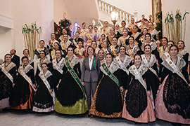 Recepción oficial a las Reinas de las diferentes poblaciones la provincia de Castellón