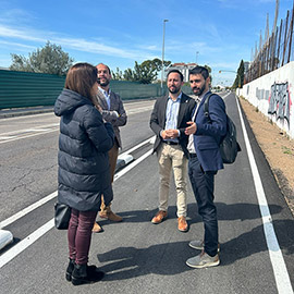 Ampliación del carril bici de la avenida l´Alcora de Castellón