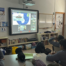Colegio San Cristóbal conecta con la Antártida en una iniciativa educativa pionera