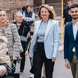 Celebración en Castellón por la festividad del Domingo de Ramos