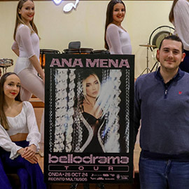 Ana Mena actuará en Fira d’Onda con el concierto de su gira ´Bellodrama´